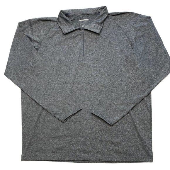Sport-Tek Sport-Wick Fleece Jacket Women's XL Gray Zip Long-Sleeve Stretch NWOT - Picture 7 of 10